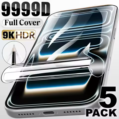 1-5Pcs 17pm Hydrogel Film for IPhone 17 17Air 16Plus 17Pro 16PM Soft Screen Protector TPU Protective