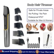 Multifunctional Body Hair Shaver Safe Groin Shaver Private Area Trimmer for Men Waterproof Body Hair