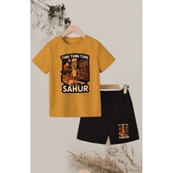 TUNG TUNG TUNG SAHUR ANOMALI CHILDREN'S SET FOR 2-10 YEARS OLD Baju Budak Lelaki Set Baju Jalan Buda