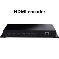 LUHP 8-channel HDMI Encoder HDMI to IP, H265 HEVC H264 Network IPTV CATV Encoder Streaming Media Web