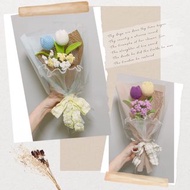 手工編織鈎織針織花束 DIY Handmade Flower 母親節花束 母親節禮物 單支花束 畢業花束 畢業禮物 生日花束  生日禮物 求婚花束 情人節花束 520花束 女朋友 敬師禮物 浸禮花束 