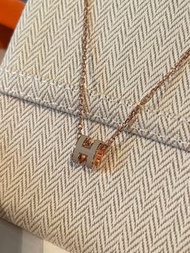 SOLD❗️Hermes mini pop H pendant 奶茶玫瑰金