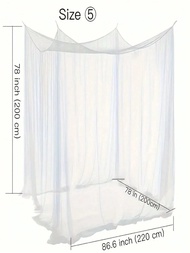 [Ultra-Large Mosquito Net] Ultra-Large 1pc King Size Mosquito Net Tent | 79x79x70 Inches 300D Mesh w