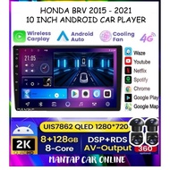 HONDA BRV 2015 - 2021 9'' (360 CAMERA 8GB RAM 128GB CARPLAY 4G SIM DSP IPS 2.5d SCREEN) Android OEM 