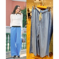 UNIQLO Striped Linen Blend Pants UniqloWanita (Unisex)