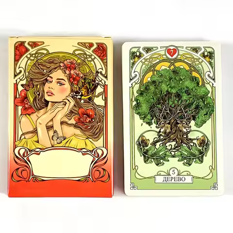 New Oracle Cards A 37 Deck Russian Version Board Playing Games Oracle Cards For Family and Friends P