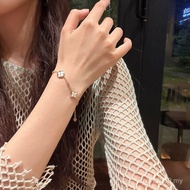 Four-Leaf Clover High-End Bracelet Non-Fade Electroplating Women Women Wholesale Gold Jewelry Cross-