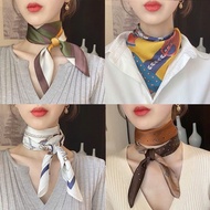 Square silk scarf for women 70 70x70cm turban bandana, beautiful, high-quality head covering to make
