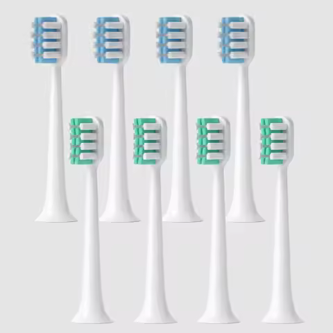 4/8Pcs Electric Toothbrush Replacement Heads Fit for DR BEI Bet‑c01/ C1 /C2 /S7, DuPont Soft Bristle