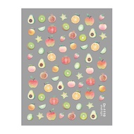 Redanco New5D 3D Embossed Popular Jelly Fruit Shell Glossy Nail Stickers 3D Nail Art Stickers He-111