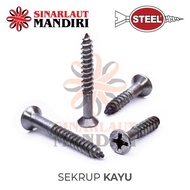 Wood Screw Wood Screw/ Wood Screw Steel (+) 2" x 9