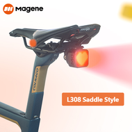 Magene ไฟท้ายจักรยาน L308ขี่จักรยานถนนไฟท้ายจักรยานอัจฉริยะสามารถกำหนดเองได้สำหรับขับขี่ในเวลากลางคื