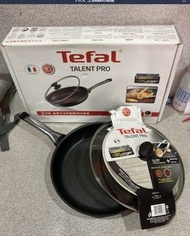 二手如新 不意價少用 Tefal 法國特福鈦樂系列不沾平底鍋 30 公分含蓋