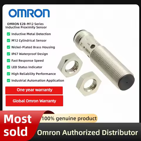 Original OMRON E2B-M12KN08-WZ-B1 E2B-M12KN08-WZ-C1 E2B-M12KS02-WZ-B1 Inductive Proximity Sensor M12 