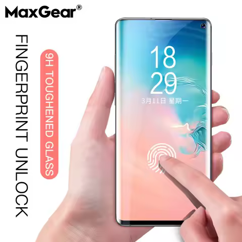 Curved Tempered Glass for Samsung Galaxy S10 Plus Screen Protector for Samsung S10E S10plus S 10 Plu