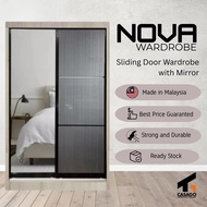 Nova Wardrobe | Sliding Door Premium Wardrobe 6ft H x 4ft L