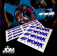 สติ๊กเกอร์ติดล้อ W WORK WHEEL MEISTER S1 WWORK