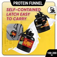 Powder Container Keychains, Powder Funnel For Gymers, Portable Supplement Funnel Keychain, 75-150ml