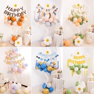 Birthday Balloon Set Pole Water Base Circle Height 163cm