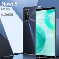 【Factory outlet】nowa8 6.0 inch full screen Android smartphone 4GB RAM+64GB ROM mobile phone smartphone Android 9.1 mobile phone