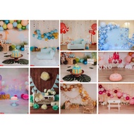 3d printed backdrop fabric for impressively beautiful scenes for children's birthday parties FS209<F