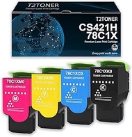 78C1X High Yield Toner Cartridge Remanufactured 78C1XK0 78C1XC0 78C1XM0 78C1XY0 Replacement for Lexm