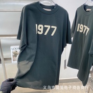 FOG OF GOD 1977 double-line ESSENTIALS short-sleeved mens and womens loose couples T-shirt fashion b