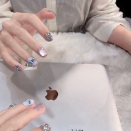 Handmade Luxury Blue Press-on Nails