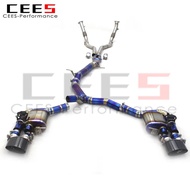 CEES Performance Titanium Catback Exhaust Systems For Audi RS4/RS5 B9/B9.5 2.9T 2017-2023 Racing Car