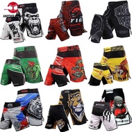Pants Tiger MMA Combat Bo Shorts For Men Fiess Gym Sports Jiu-Jitsu Kickbo Muay Thai Crossfit
