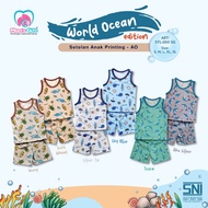 MOM'S GIFT Baby Boy Shorts Set 3 - 12 months 1 2 3 4 years Sea Motif / Cute and Nice Baby Boy Clothe