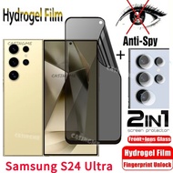 Samsung S25 Ultra 2024 Anti Peek Privacy Soft Hydrogel Film For Samsung Galaxy S24Ultra S23 24S Sams