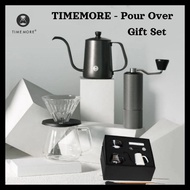 TIMEMORE C3/C3s pour Over Set (C3 Chestnut Grinder + Fish 03 Kettle/Fish Youth + Coffee Pot + Drippe