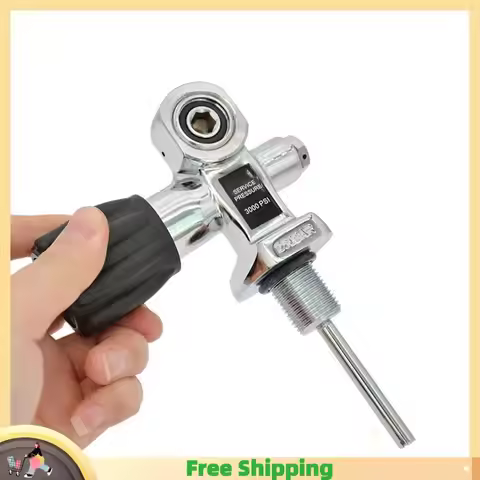X08A 3000Psi 250Bar M18x1.5 Scuba Diving DIN/YOKE Tank Valve For Scuba And Snorkel Diving