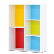 Colorful 5 compartment Book Shelf / Book Rack / Shelf / Storage Shelf Book Shelf With 5 Compartment