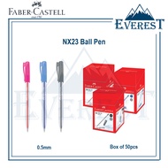 [EVE] Faber-Castell Ball Pen NX23 0.5mm/0.7mm/1.0mm (1Box)