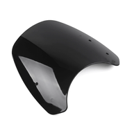 ชิวหน้า Scrambler ชิวหน้าเกรดพรีเมี่ยม พร้อมขาจับ สีดำ ชิวหน้า Triumph Bonneville Flyscreen กระจกหน้