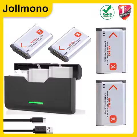 1860mAh NP-BX1 NP BX1 Bx1 battery + Fast Charger Box TF Card Storager for Sony ZV-1 ZV-1F DSC-RX100 