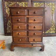 ตู้ลิ้นชักไม้สัก ตู้ใส่เครื่องประดับ ตู้ใส่ของกระจุกกระจิก ตู้ไม้อเนกประสงค์ (ไม้สักแก่คุณภาพดี)  ขน