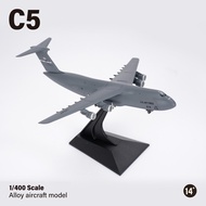 NEW 1/400 Scale C5 Galaxy Strategic Transport Metal Plane Aircraft Model Toys