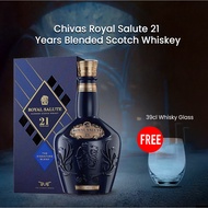 Chivas royal salute 21 years blended scotch whiskey with Gift box, 700ml