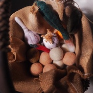 手工羊毛氈蒜頭