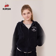 [KIRSH] ARCH CHERRY TERRY CROP ZIP-UP HOODIE | 25 WI