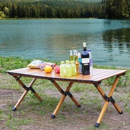 旅行蛋卷桌戶外折疊桌椅一桌四椅便攜式簡易鋁合金野餐露營燒烤桌