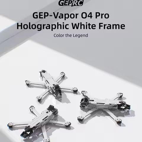 GEPRC GEP-Vapor X5 D5 X6 O4 Pro Holographic White Frame For RC FPV 5-6Inch Racing Drones