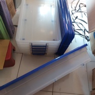 Plastic Reptile flat Container Box for snakes, fish, reptiles