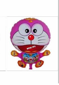 PERPACK 50pcs Balon Gas Karakter Doraemon Pink