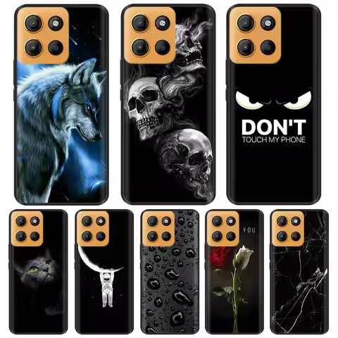 G15 Case For Motorola Moto G15 Black Cover MOTOG15 Power Phone Cases For Motorola G15 Power G 15 Sof