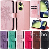 For OnePlus 11 12R Nord 4 Nord CE4 Nord N30 Nord CE4 Lite 5G Nord CE3 Lite Cat Tree Wallet Phone Cas