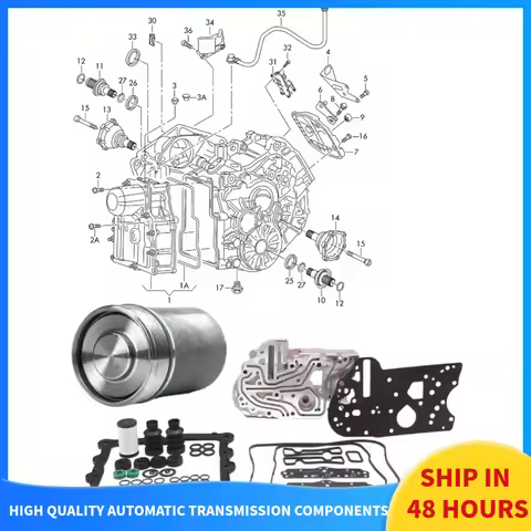 For AUDI A1 A3 Q3 VW ALTEA IBIZA BEETLE BORA GOLF POLO TOURAN DQ200 0AM DSG Auto Transmission Repair